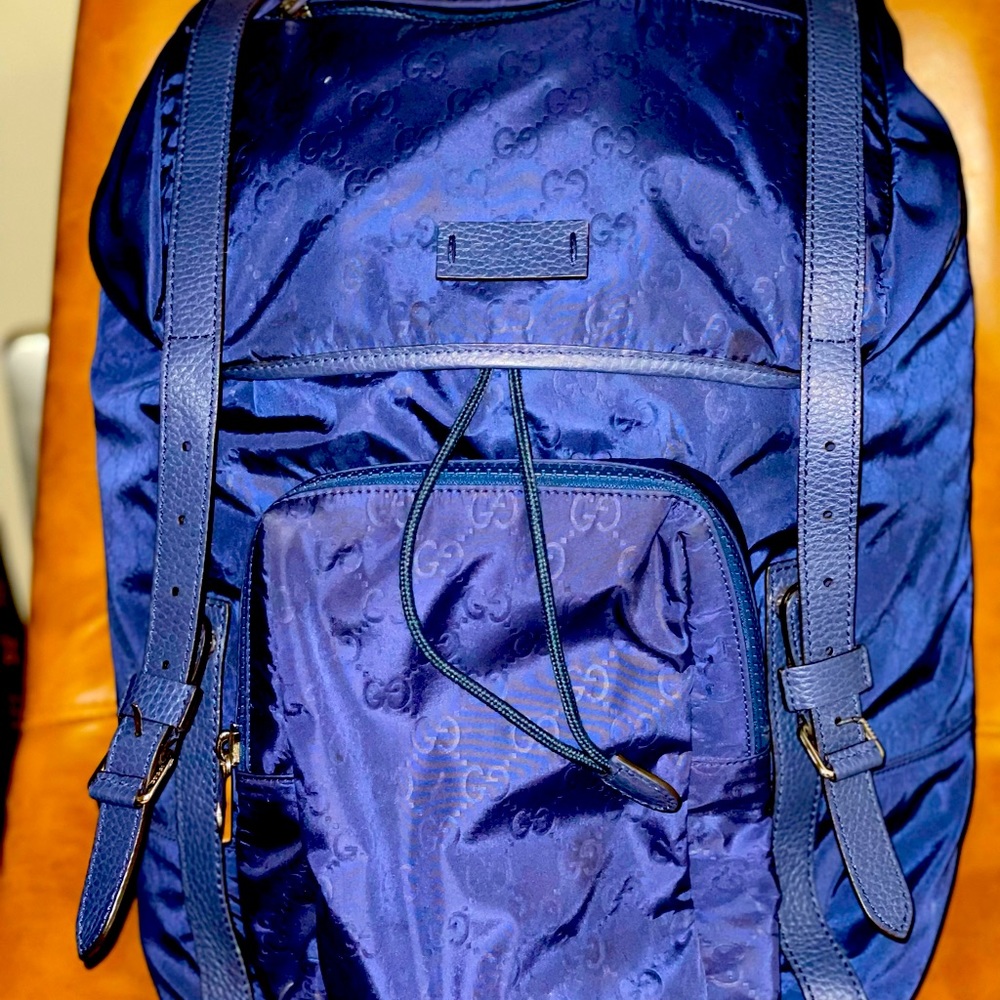 Gucci blue nylon - Picture 3 of 6
